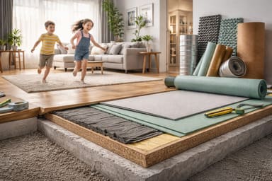 Как защитить квартиру от шума детского топота: обзор технологий и материалов для комфортной тишины /